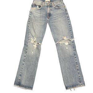 Artizia AGOLDE High Rise Distressed Med Wash 24